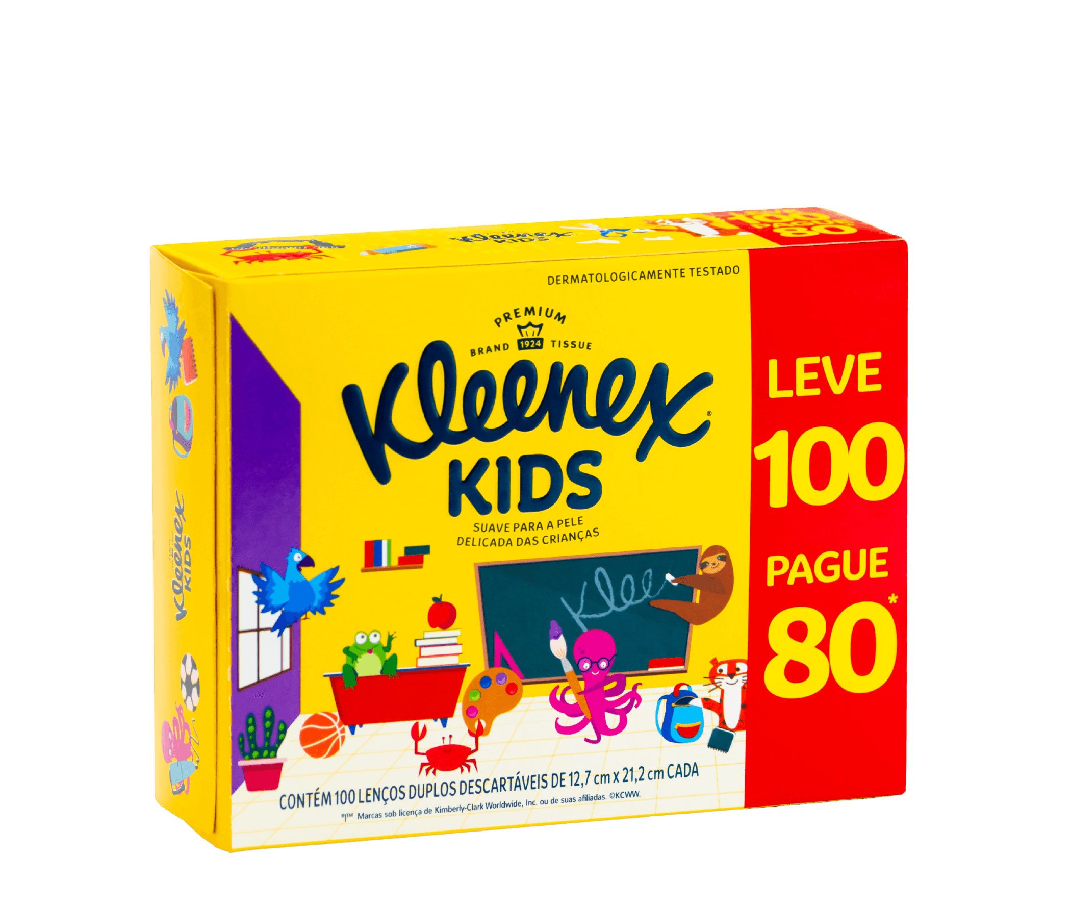 embalagens de lenços de papel Kleenex