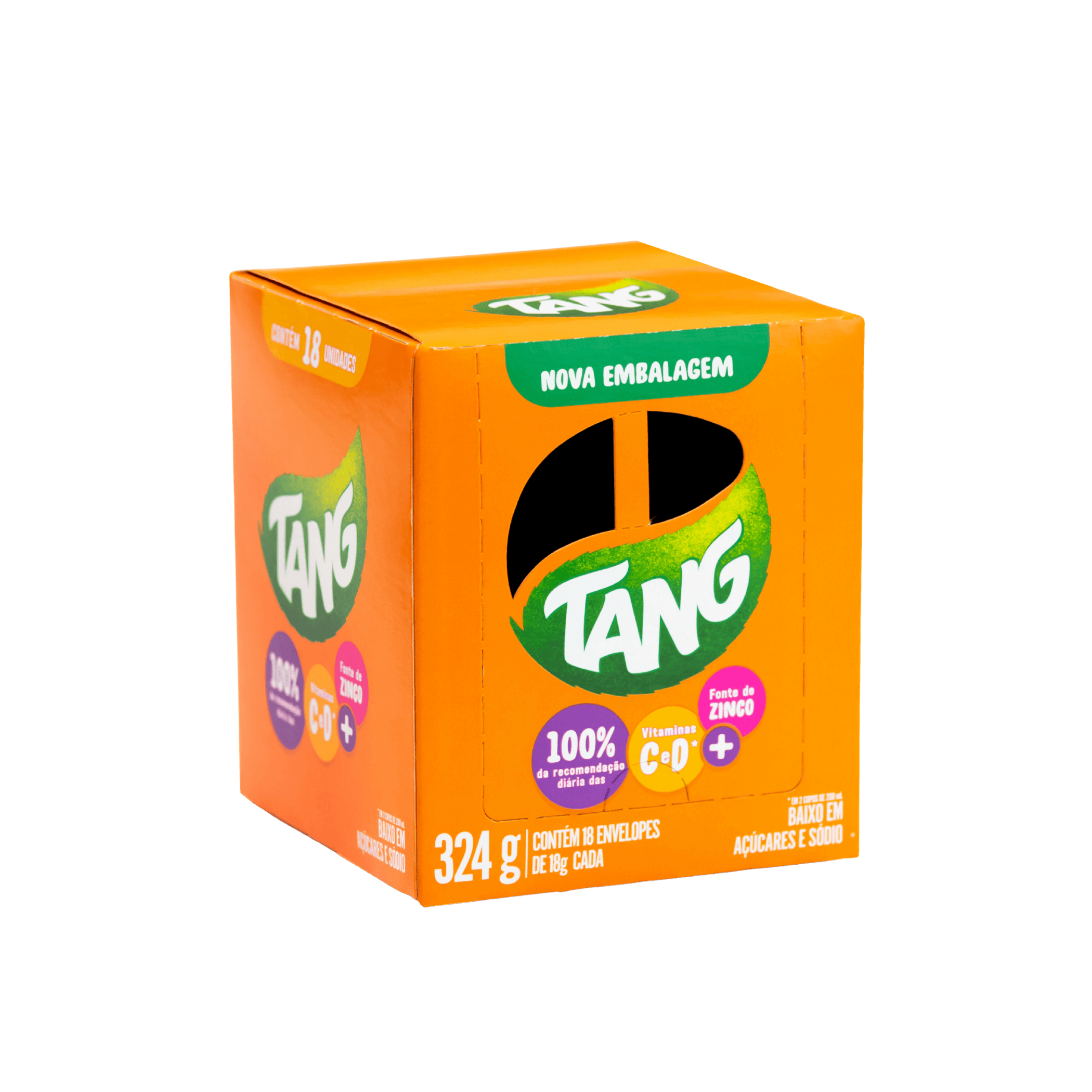 embalagem do suco tang