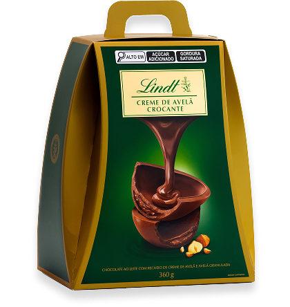 embalagem de ovo de páscoa da marca Lindt